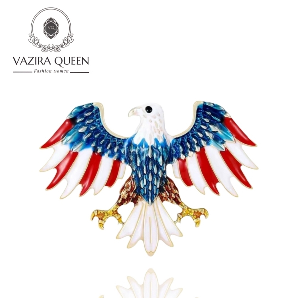 VQ Gold Eagle Brooch